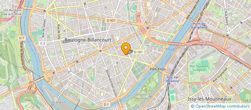 localisation de l'entreprise F.M IMMOBILIS à BOULOGNE-BILLANCOURT