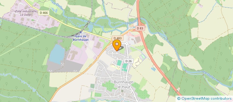 localisation de l'entreprise F& M INSTALLATIONS  BURNHAUPT-LE-HAUT