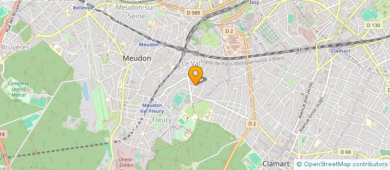 localisation de l'entreprise F.M.L. à MEUDON