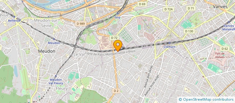 localisation de l'entreprise F.M.MAILLES  CLAMART