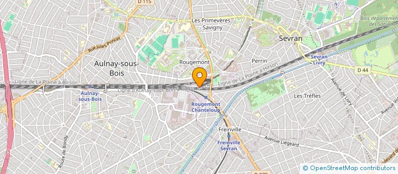 localisation de l'entreprise F M MEDEIROS à SEVRAN