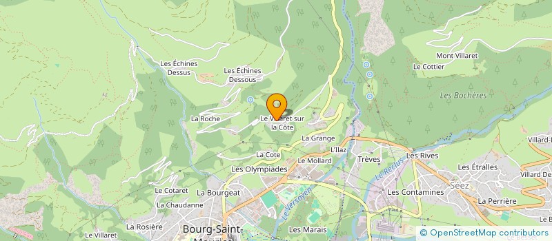 localisation de l'entreprise F&M MENUISERIE  BOURG-SAINT-MAURICE