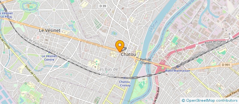 localisation de l'entreprise F M P à CHATOU