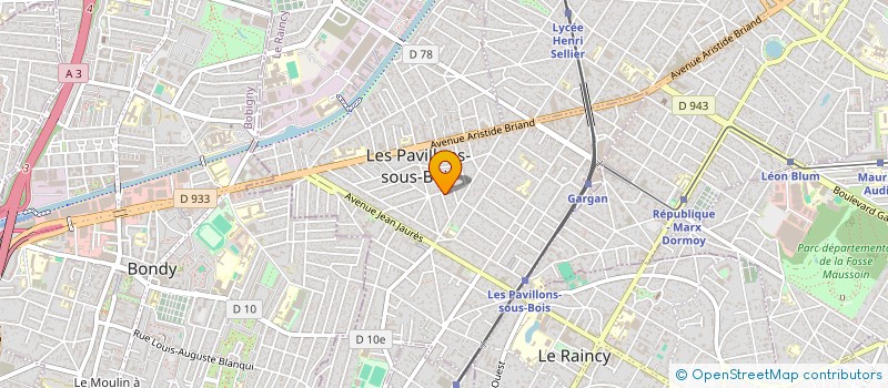 localisation de l'entreprise F M P à LES PAVILLONS-SOUS-BOIS