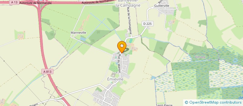 localisation de l'entreprise F.M.P  EMIEVILLE