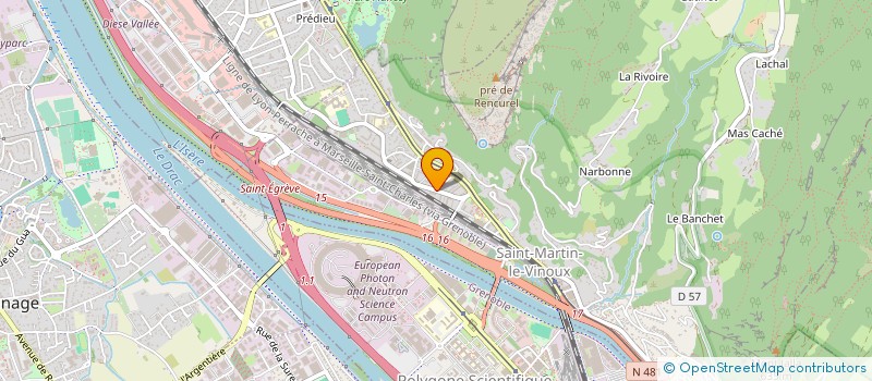 localisation de l'entreprise F.M.P.R.  SAINT-MARTIN-LE-VINOUX