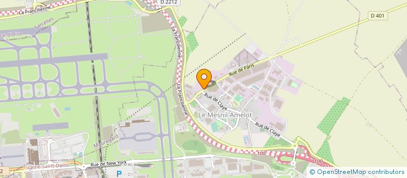 localisation de l'entreprise F.M.R.  LE MESNIL-AMELOT