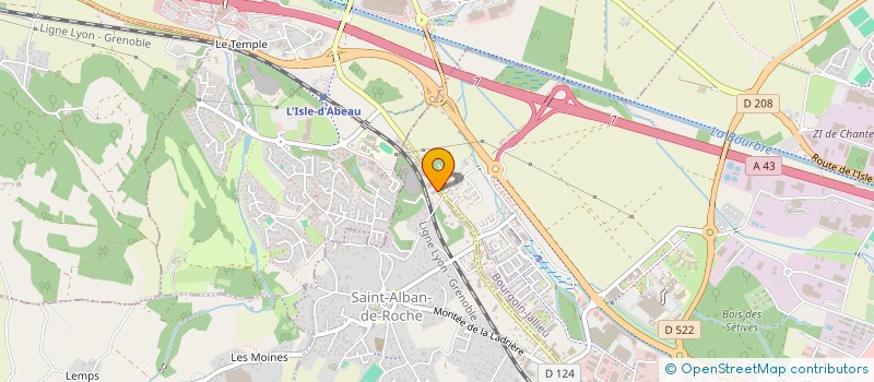 localisation de l'entreprise F.M.R  SAINT-ALBAN-DE-ROCHE