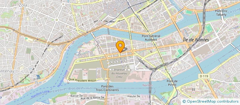 localisation de l'entreprise F.M.R.  NANTES