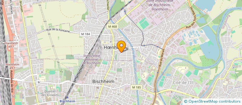 localisation de l'entreprise F.M.R.S.  HNHEIM