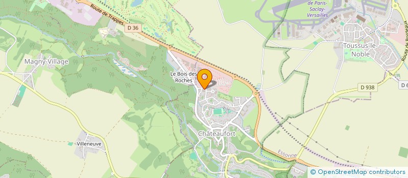 localisation de l'entreprise F.M.S  CHATEAUFORT