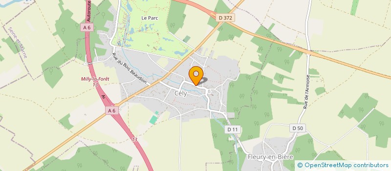 localisation de l'entreprise F.M.S. IMMO  CELY