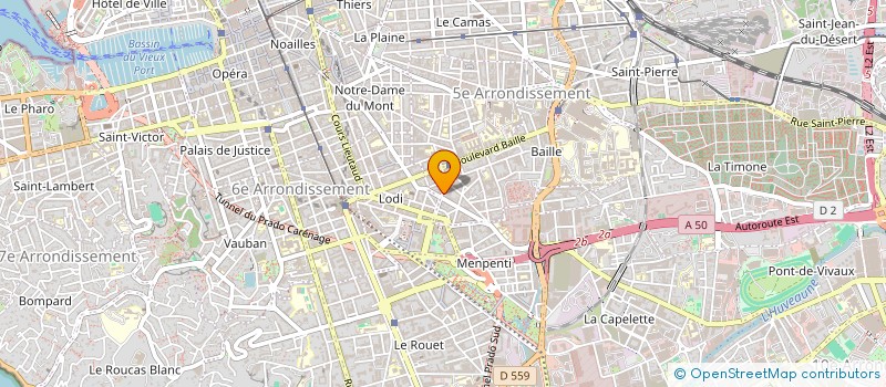 localisation de l'entreprise F M S J à MARSEILLE