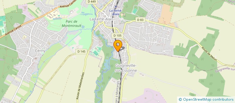 localisation de l'entreprise F&M SECURITE INCENDIE à GUIGNEVILLE-SUR-ESSONNE