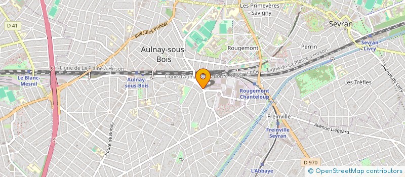 localisation de l'entreprise F.M SERVICES à AULNAY-SOUS-BOIS