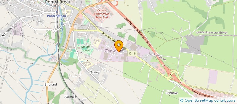 localisation de l'entreprise F.M.V AUTOMOBILES à PONTCHATEAU