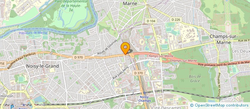 localisation de l'entreprise F.M VIDEO  NOISY-LE-GRAND