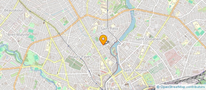 localisation de l'entreprise F=MA INVEST à NANTES
