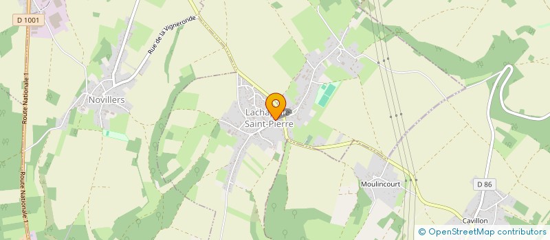 localisation de l'entreprise F.MAINTENANCE  LACHAPELLE-SAINT-PIERRE