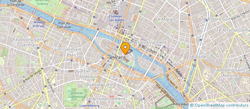localisation de l'entreprise F.MATHIEU SARL à PARIS