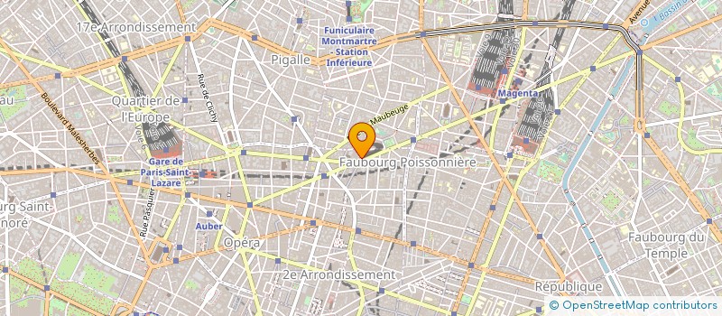 localisation de l'entreprise F. MIGEOT ET COMPAGNIE à PARIS
