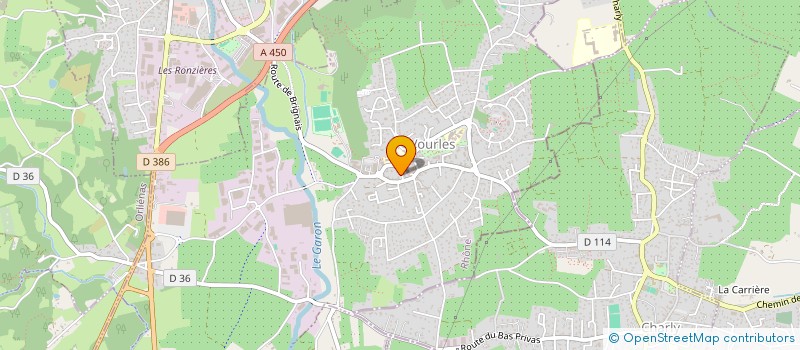 localisation de l'entreprise F&MV à VOURLES