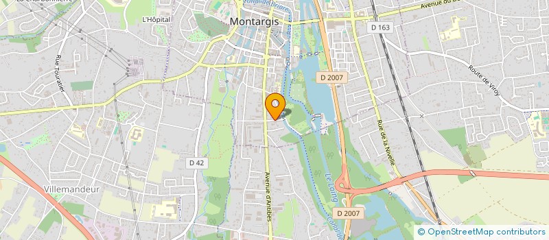 localisation de l'entreprise F N 45 à MONTARGIS