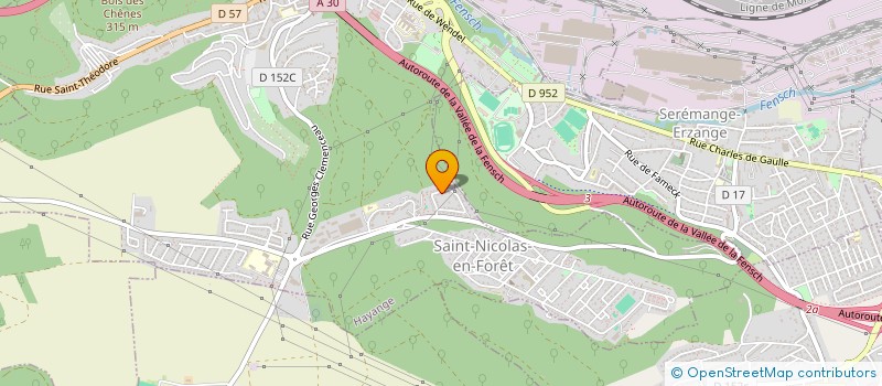 localisation de l'entreprise F N  HAYANGE