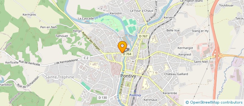 localisation de l'entreprise F.N.A. à PONTIVY