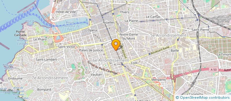 localisation de l'entreprise F.N.A  MARSEILLE