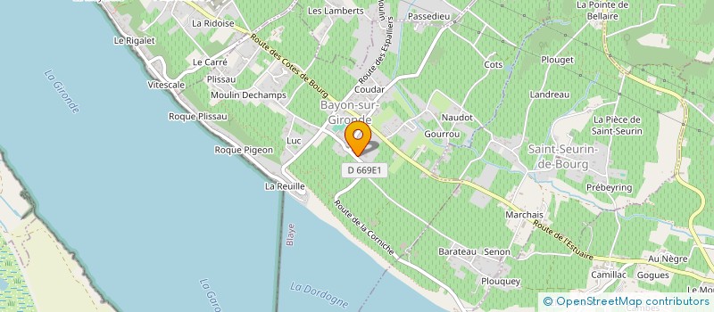 localisation de l'entreprise F N A C A à BOURG