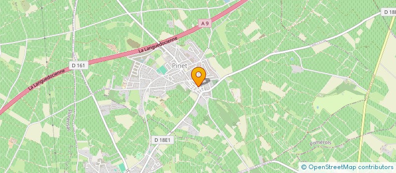 localisation de l'entreprise F N A C A  PINET