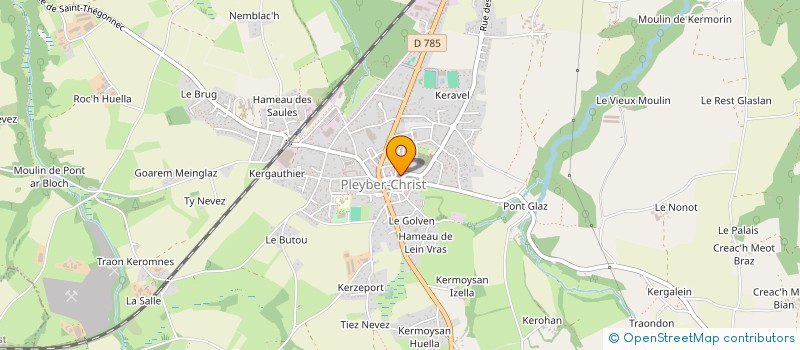 localisation de l'entreprise F.N.A.C.A. - GUICLAN  GUICLAN