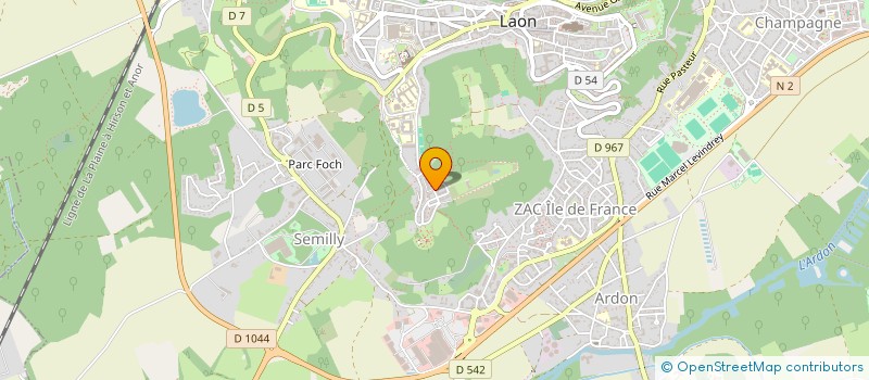 localisation de l'entreprise F N A C I T A à LAON