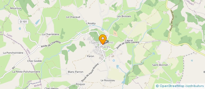 localisation de l'entreprise F N A L A à SAINT-LAURENT-DE-CHAMOUSSET
