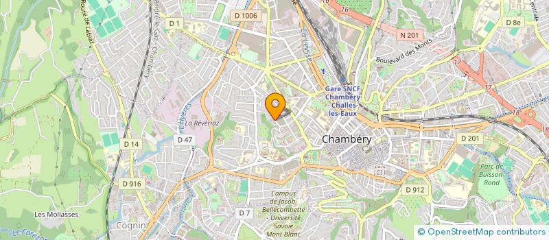 localisation de l'entreprise F.N.A.T.H. GROUPEMENT SAVOIE  CHAMBERY