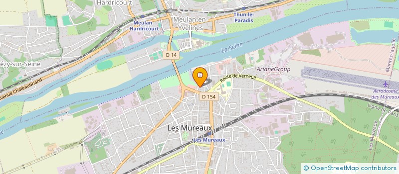 localisation de l'entreprise F.N.C.D. DISTRIBUTION  MUREAUX (LES)