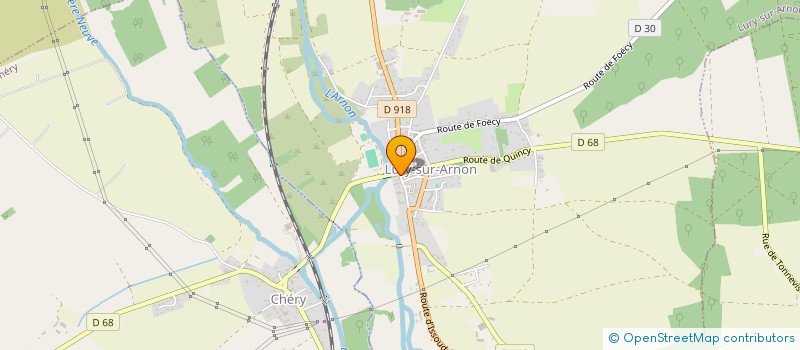 localisation de l'entreprise F.N.J RESTAURATION  LURY-SUR-ARNON