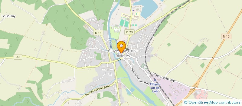 localisation de l'entreprise F.N.P SAINT LEONARD à CLOYES-LES-TROIS-RIVIERES