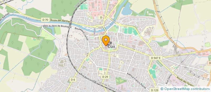 localisation de l'entreprise F.N.R.G. SECTION DES LANDES à DAX