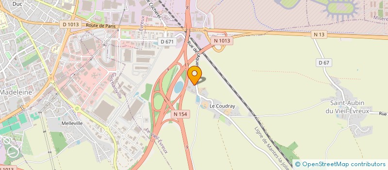 localisation de l'entreprise F NETTOYAGE INDUSTRIEL à LE VIEIL-EVREUX