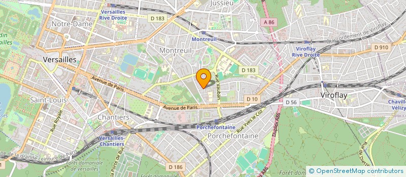 localisation de l'entreprise F O C O à VERSAILLES