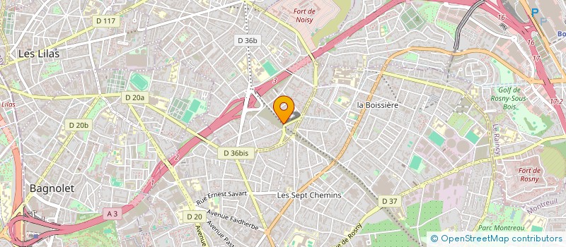 localisation de l'entreprise F O M S à ROMAINVILLE