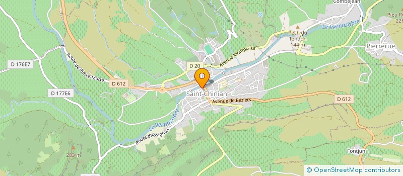 localisation de l'entreprise F.O.O.G à BEZIERS