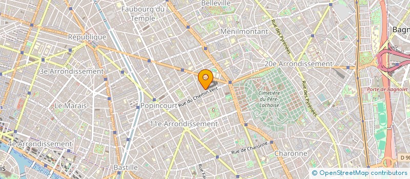 localisation de l'entreprise F.O.R à PARIS