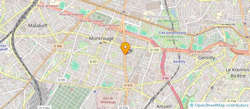 localisation de l'entreprise F O R S  IMMOBILIER  MONTROUGE