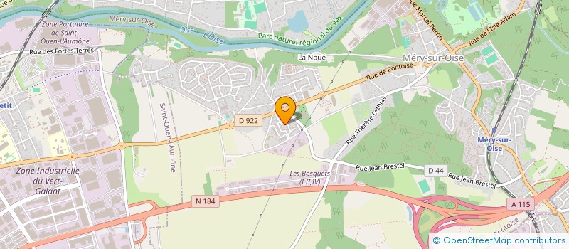 localisation de l'entreprise F O R U M à MERY-SUR-OISE