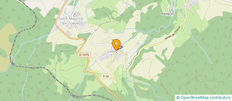 localisation de l'entreprise F.OFFENBACH  SAINT-MARTIN-DE-CLELLES