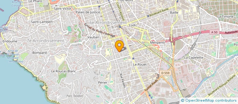 localisation de l'entreprise F.ONTINO à MARSEILLE