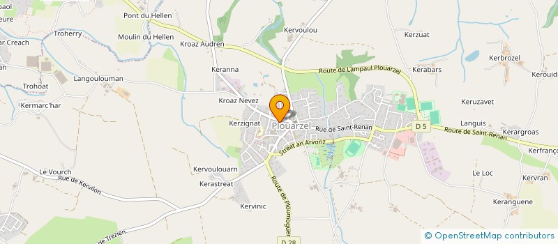 localisation de l'entreprise F-ORGE  PLOUARZEL